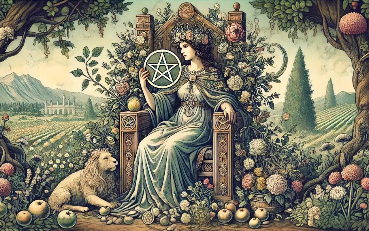 The Queen of Pentacles Meaning in Tarot