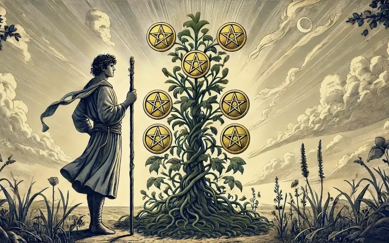 What's the Seven of Pentacles Meaning?