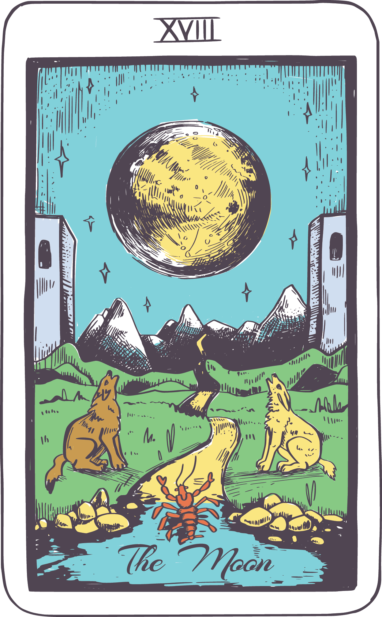 Meaning of the Moon Tarot Card in Love